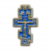 Cruce din metal turnata miniatură (email culori diferite)